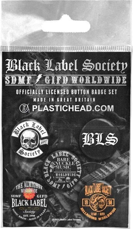 Black Label Society PHBADGE129 Odznak