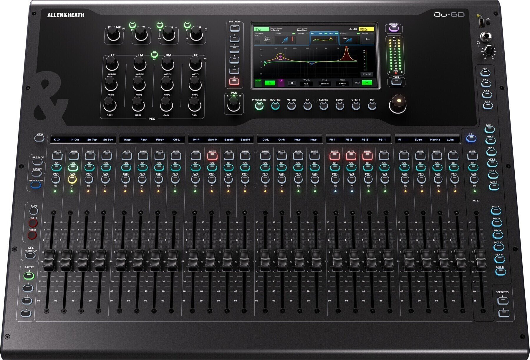 Mixer digital Allen & Heath QU-6D Mixer digital