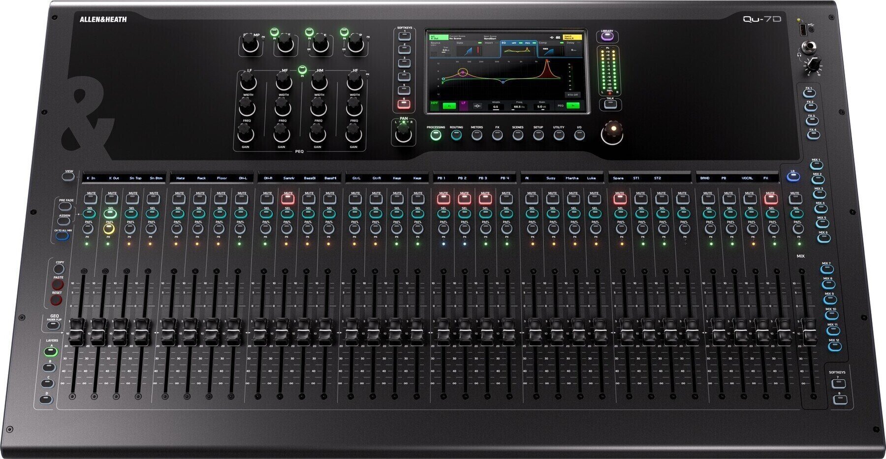 Digitalmischpult Allen & Heath QU-7D Digitalmischpult