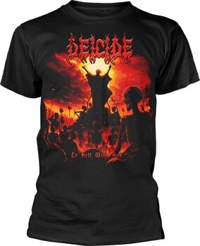 T-Shirt Deicide To Hell With God Black XL T-Shirt - 1