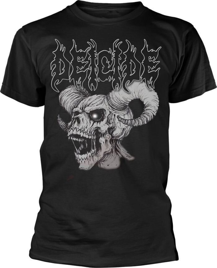 T-Shirt Deicide Skull Horns Black XL T-Shirt