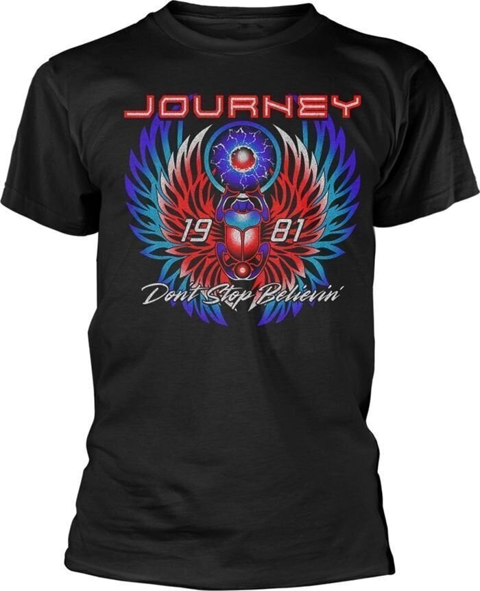 T-shirt Journey Believin Black M T-shirt