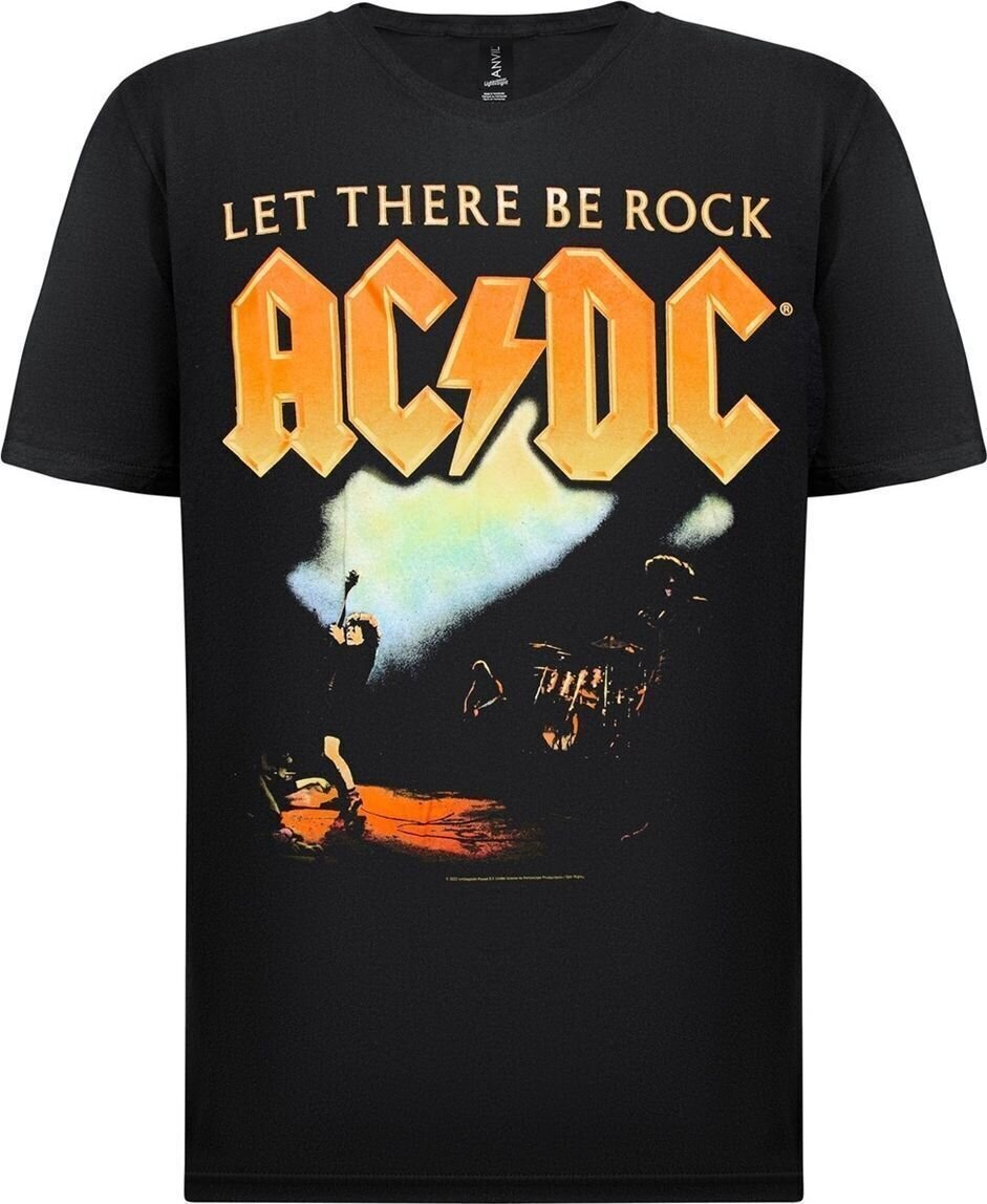 AC/DC Tričko Let There Be Rock Unisex Black L