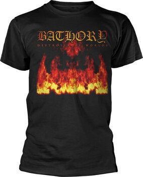 T-shirt Bathory Destroyer Of Worlds Black M T-shirt - 1