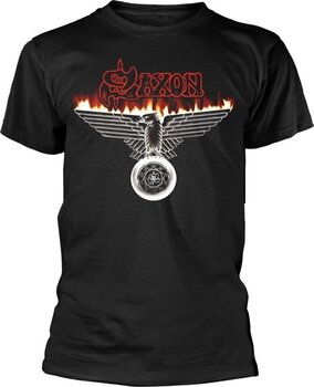 T-shirt Saxon Wheels Of Steel Black XL T-shirt - 1