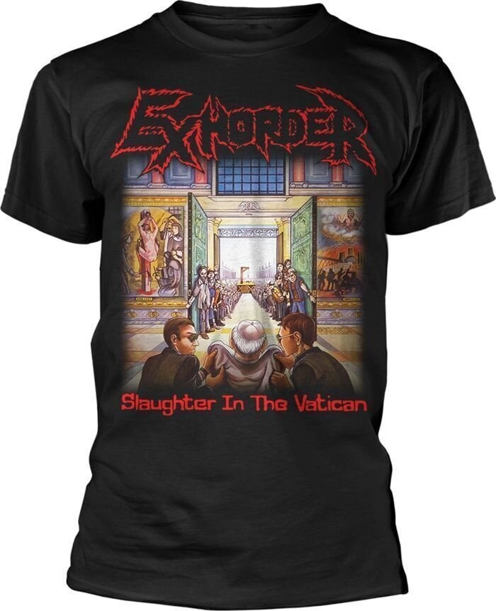 T-shirt Exhorder Slaughter In The Vatican Black L T-shirt