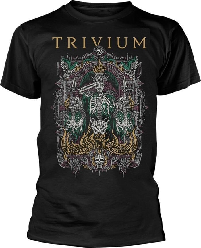 Trivium Tričko Skelly Frame Unisex Black M