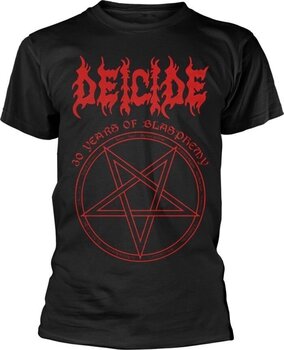 T-shirt Deicide 30 Years Of Blasphemy Black 2XL T-shirt - 1