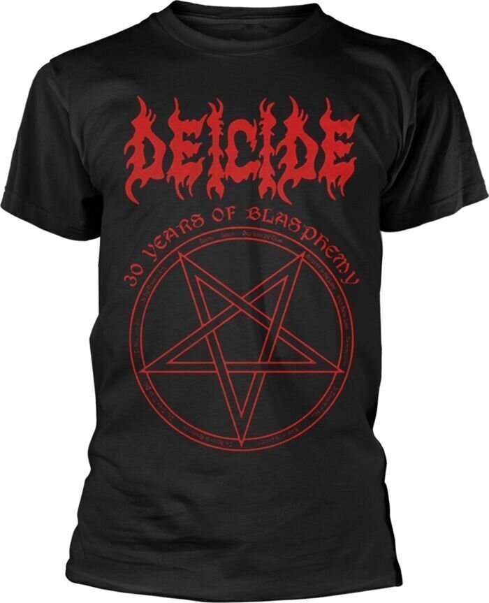 T-Shirt Deicide 30 Years Of Blasphemy Black XL T-Shirt