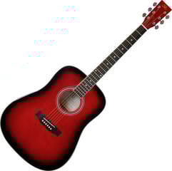 Guitarra dreadnought SX SD104G Red Sunburst Guitarra dreadnought
