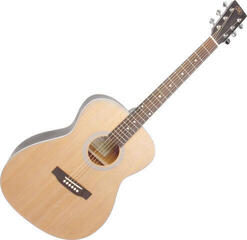 Folk Guitar SX SO204 Matte Black-Natural Folk Guitar