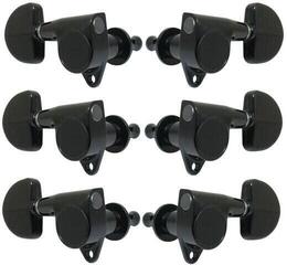 Kitarride häälestusseadmed Gotoh SG301 20 L3+R3 Black Chrome