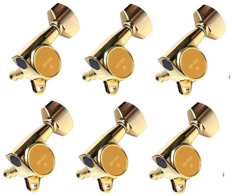 Klucze do strojenia gitary Gotoh SG381 07 6L Gold Klucze do strojenia gitary