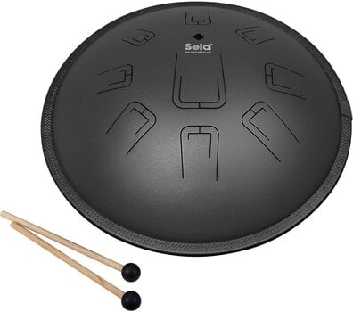 Tongue Drum Sela D Kurd Black Tongue Drum - 1