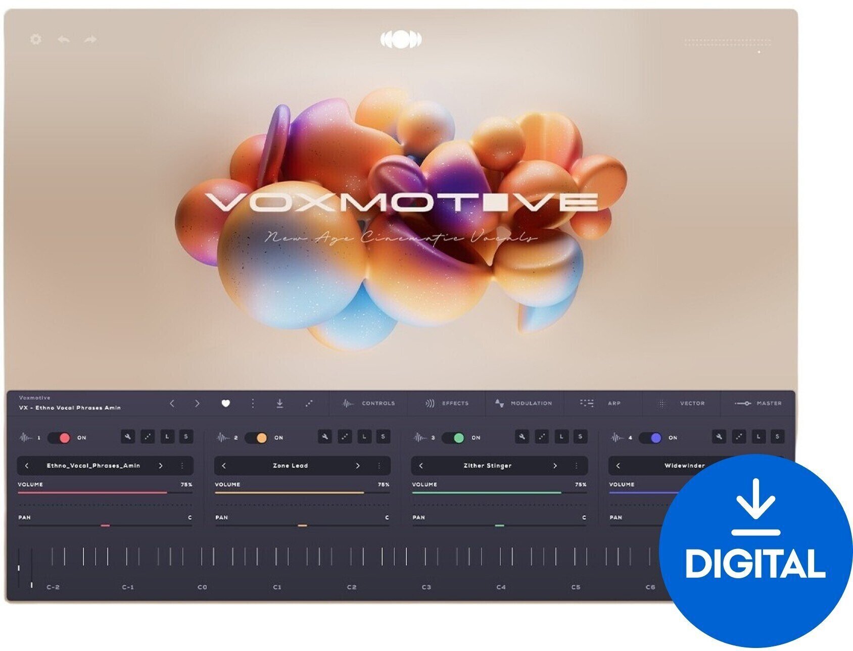 Библиотека със звукови ефекти Audiomodern Voxmotive (Дигитален продукт)