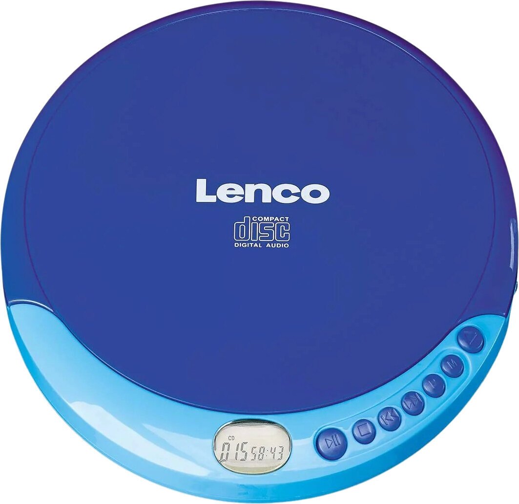Portable Music Player Lenco CD-011BU CD Player Blue