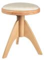 Bespeco SG3 Round piano stool Natural
