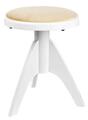 Bespeco SG3 Taburete de piano redondo White (Recién desempaquetado)
