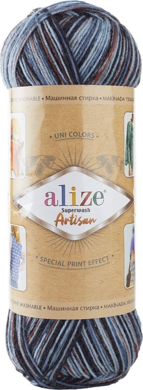Pređa za pletenje Alize Superwash Artisan 7941 Pređa za pletenje