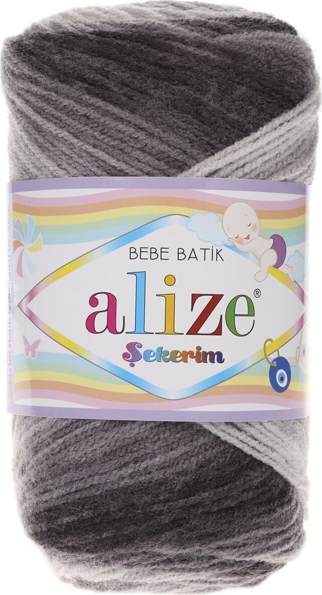 Fios para tricotar Alize Şekerim Batik 2881 Fios para tricotar