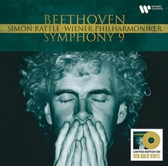 Disc de vinil Beethoven - Symphony No. 9 - Simon Rattle/Wiener Philharmoniker (Red & Gold Coloured) (2 LP)