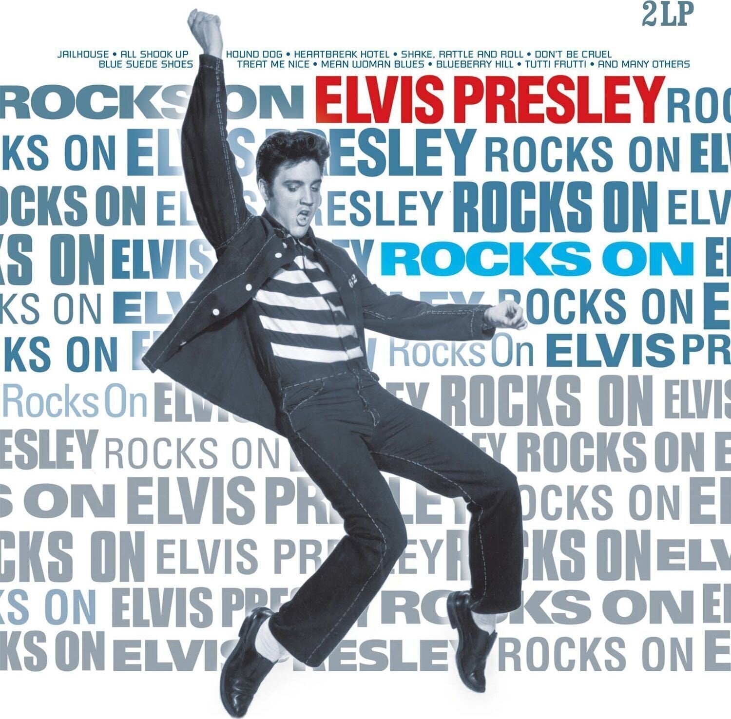 LP ploča Elvis Presley - Rocks On (Limited Edition) (Blue Coloured) (180 g) (2 LP)