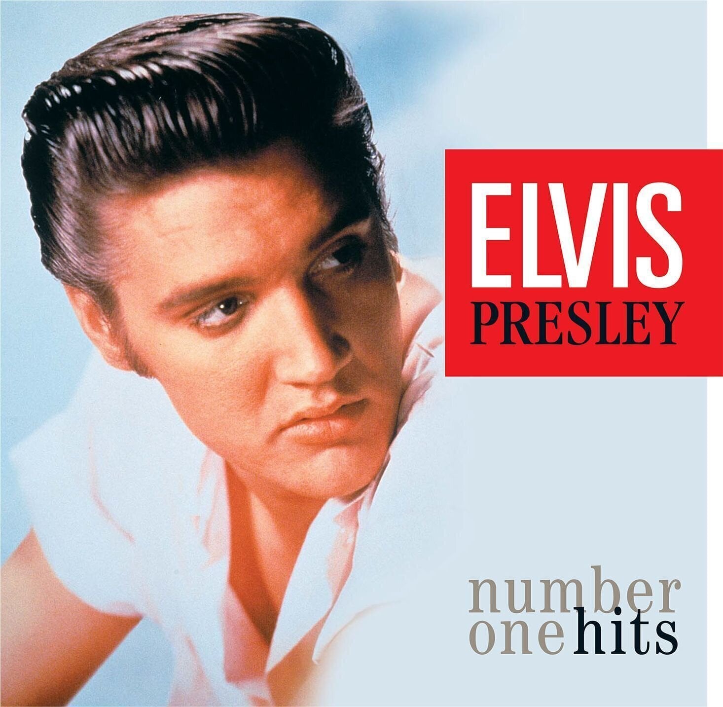 Vinylskiva Elvis Presley - Number One Hits (Limited Edition) (Crystal Clear Blue Coloured) (180 g) (LP)