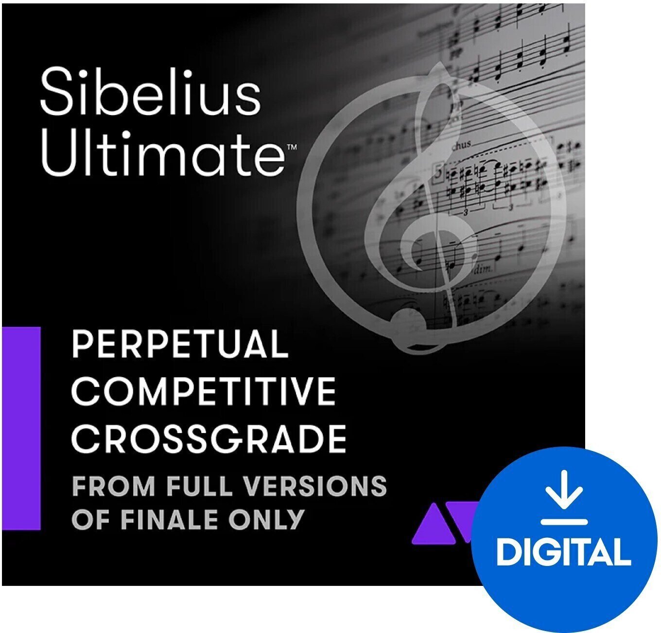 Notační software AVID Sibelius Ultimate Perpetual Crossgrade from Finale (Digitální produkt)