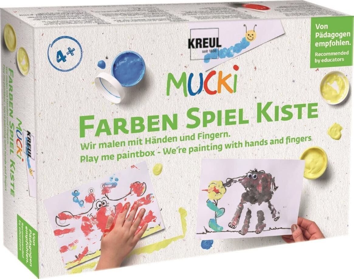 Kreul Mucki Sada prstových barev Hands and Fingers 5 x 50 ml