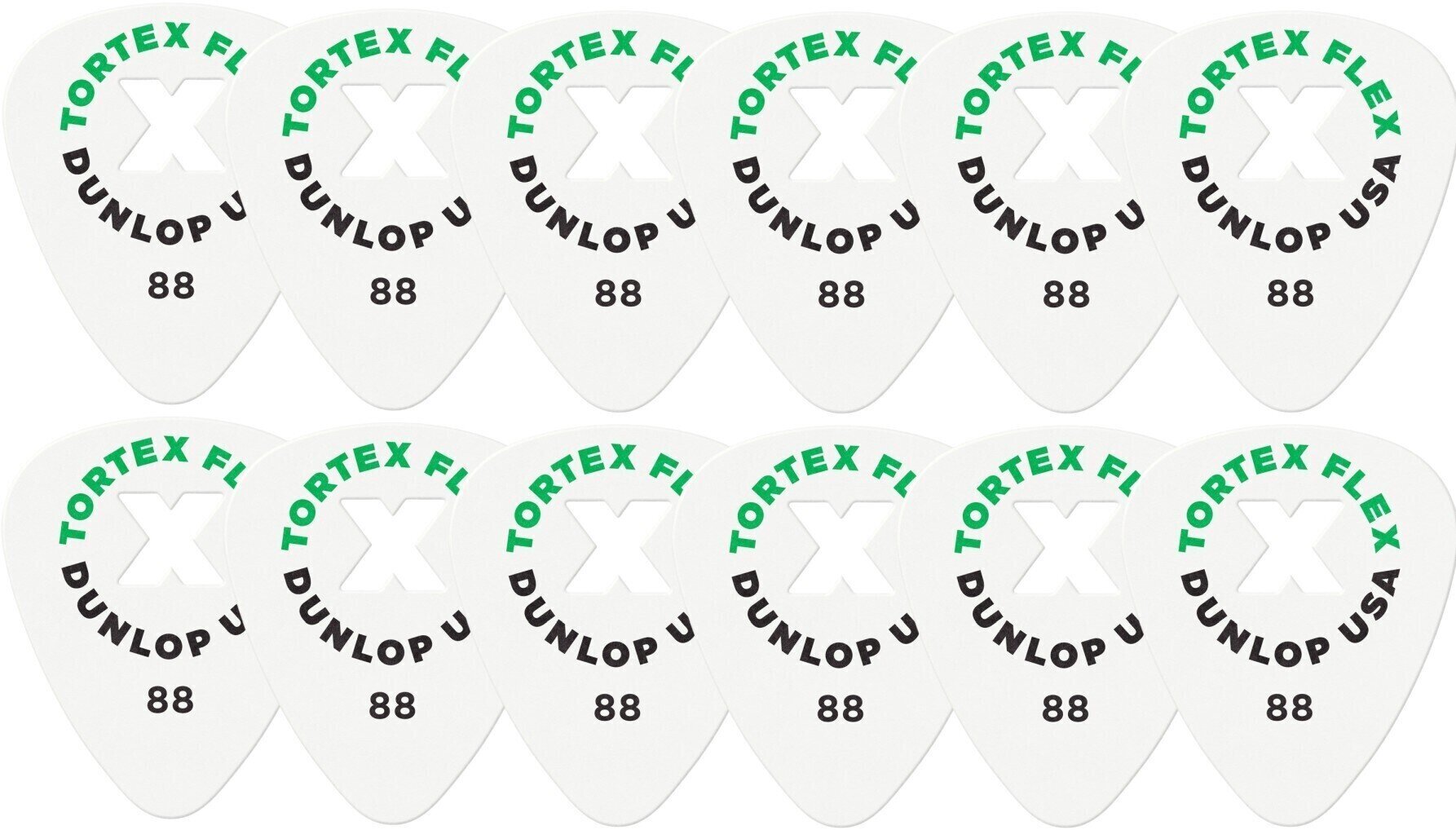 Trsátko / Brnkátko Dunlop 428XP088 Tortex Flex X Player Pack Trsátko / Brnkátko