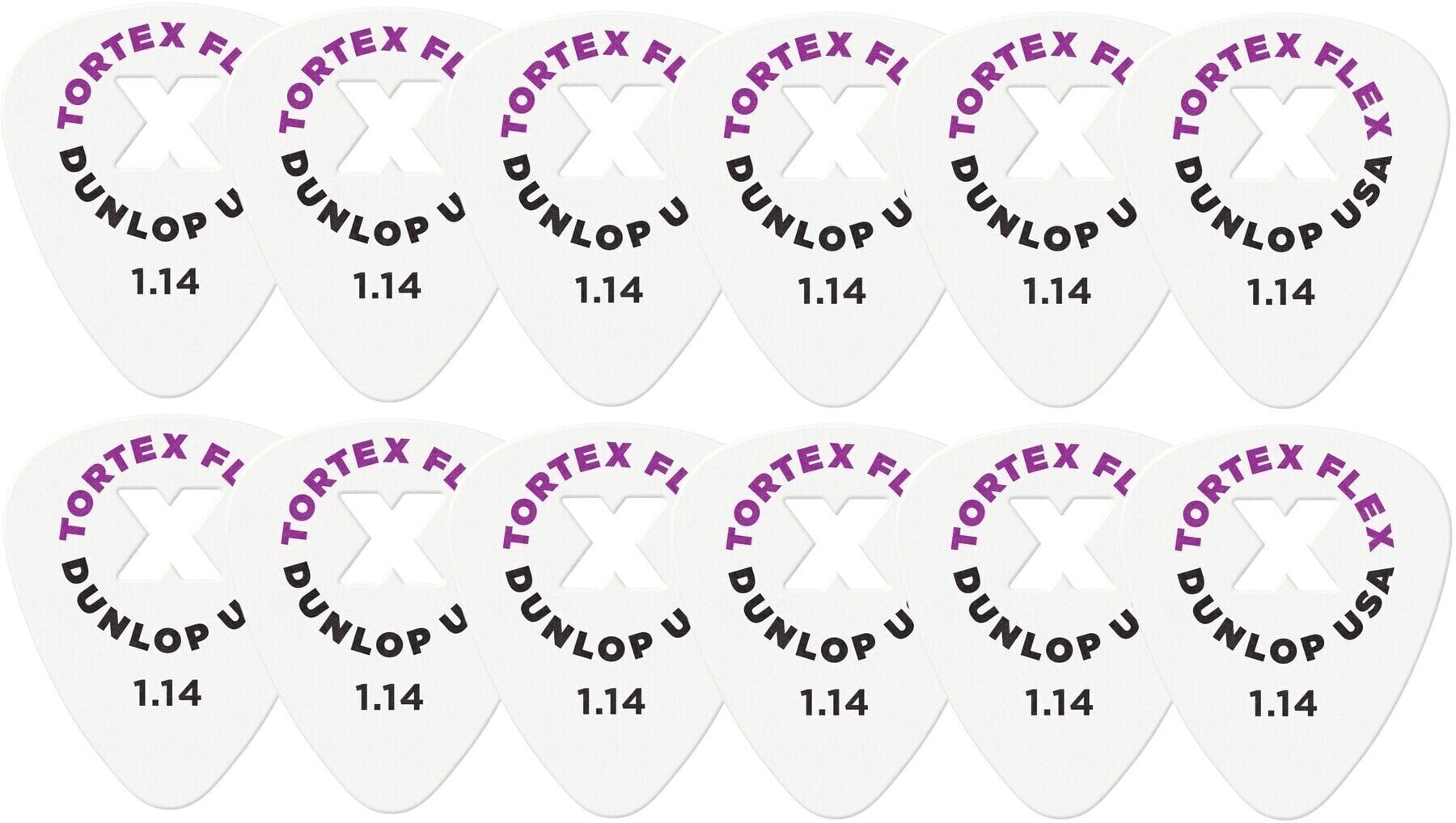 Pick Dunlop 428XP114 Tortex Flex X Player Pack Pick
