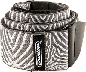 Textil gitár heveder Dunlop D6722 Jacquard Textil gitár heveder Zebra Cadabra