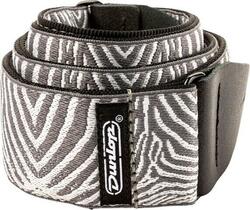 Dunlop D6722 Jacquard Zebra Cadabra Textile guitar strap (Like new)
