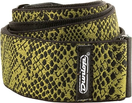 Curea de chitară Dunlop D6724 Jacquard Serpentine Green Curea de chitară - 1