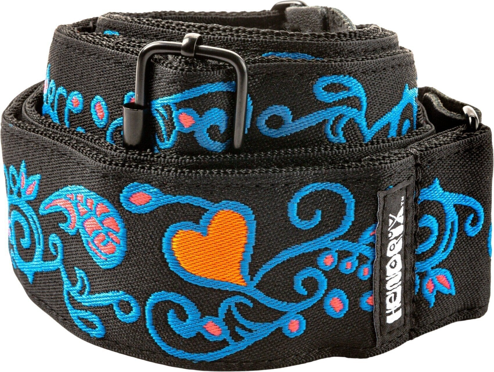 Tracolla Tessuto Dunlop JH24 Hendrix Blacklight Monterey Blue Tracolla Tessuto (Come nuovo)