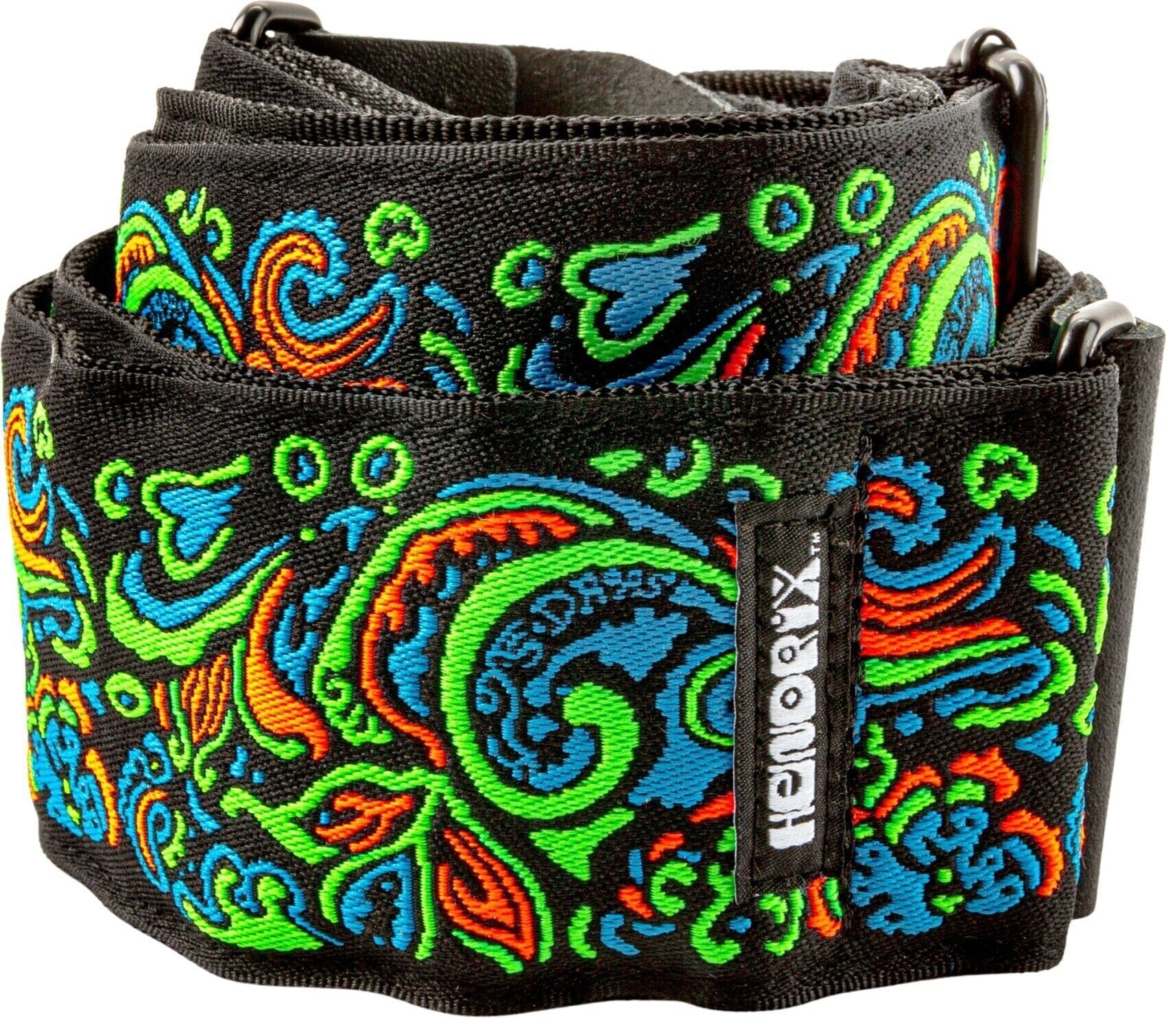 Tracolla Tessuto Dunlop JH27 Hendrix Blacklight Love Drops Blue Tracolla Tessuto