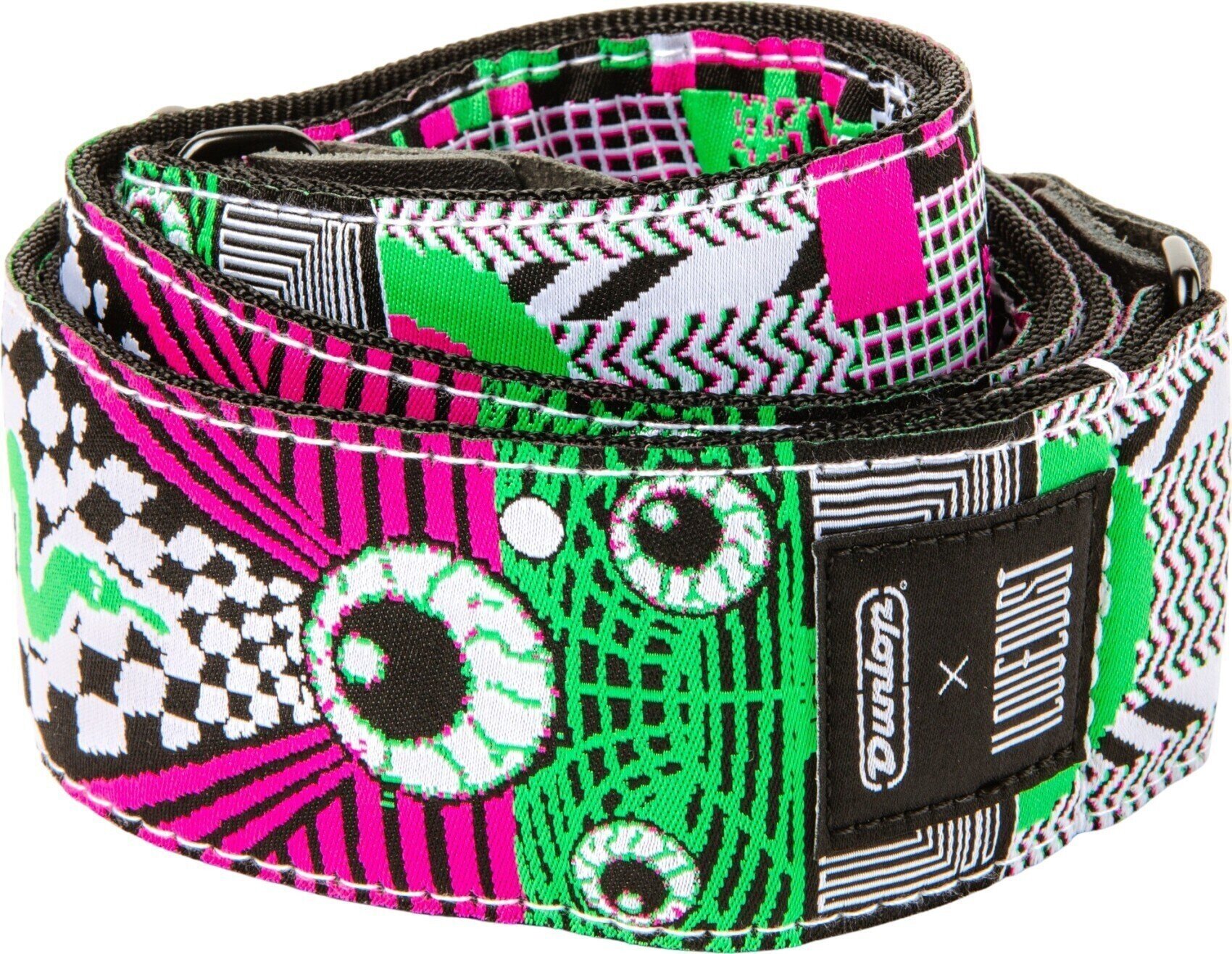 Curea de chitară Dunlop ILD14 I Love Dust Mnemonic Fuzz Curea de chitară