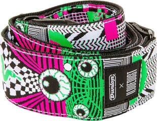 Textil gitár heveder Dunlop ILD14 I Love Dust Textil gitár heveder Mnemonic Fuzz