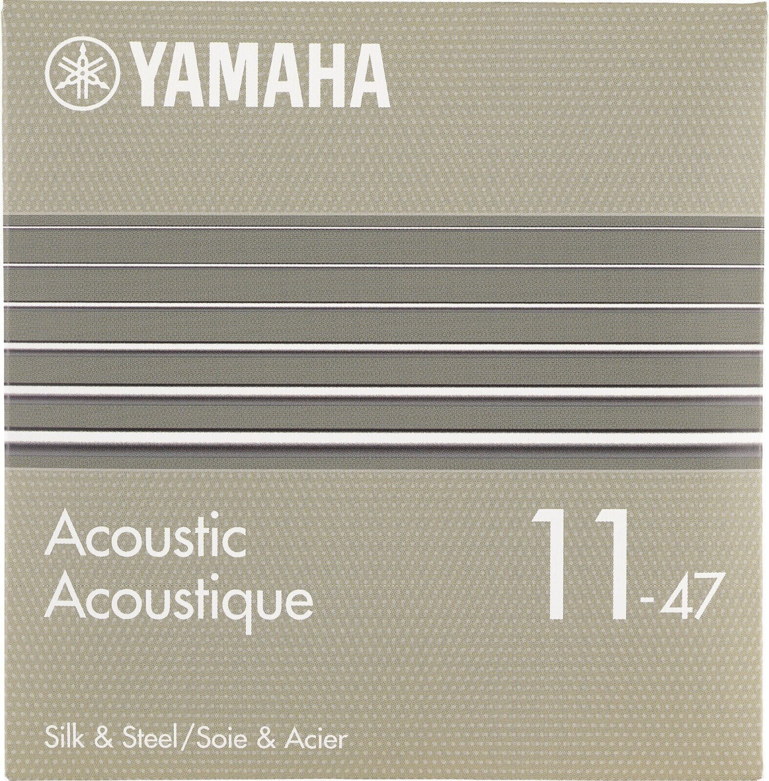 Guitar strings Yamaha SA11C Silk & Steel Guitar strings