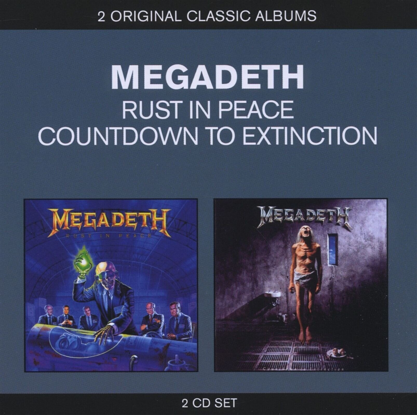 Glazbene CD Megadeth - Rust In Peace / Countdown To Extinction (Reissue) (2 CD)