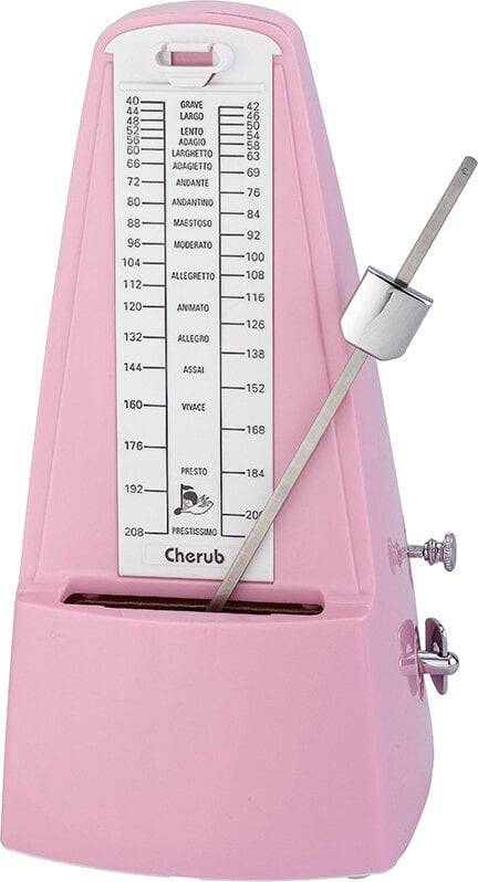 Mechanisches Metronom Cherub WSM-330-PK Mechanisches Metronom Pink