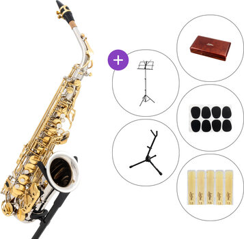 Alto saxophone Latone LAS 600 Silver Royalty SET Alto saxophone - 1
