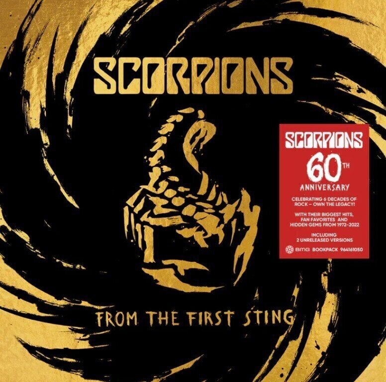 Disco in vinile Scorpions - From The First Sting (60th Anniversary) (Limited Edition) (Deluxe Edition) (Black & Silver Sparkling Colour) (2 LP + 2 CD)