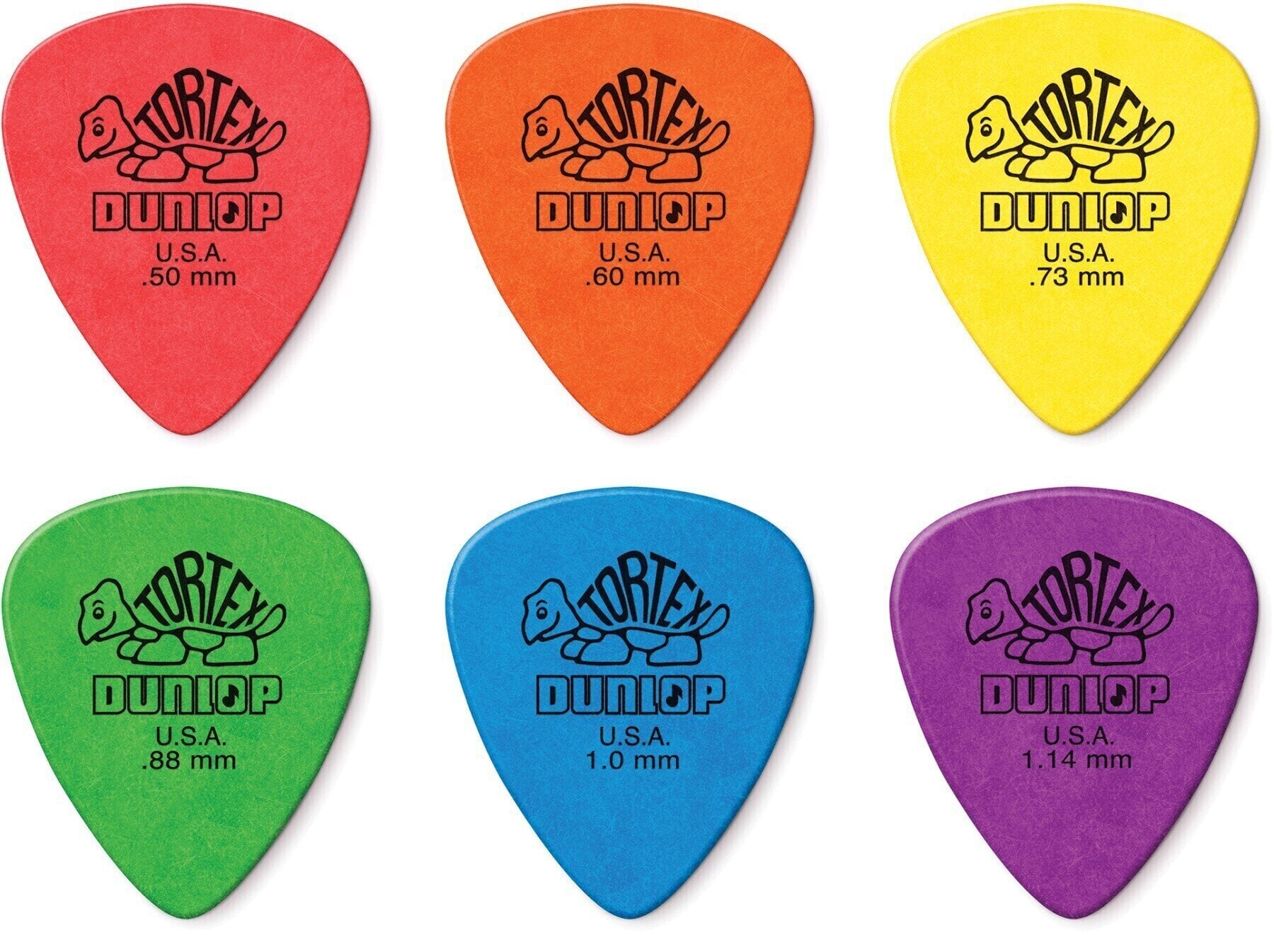 Palheta Dunlop PVP418 Tortex Standard Variety Pack Palheta