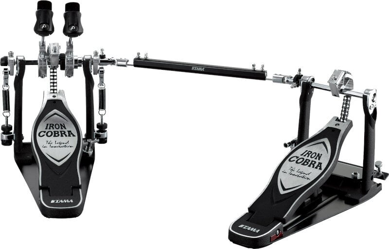 Doubles pédale de grosse caisse Tama HP900PWLN Iron Cobra Power Glide Left Doubles pédale de grosse caisse