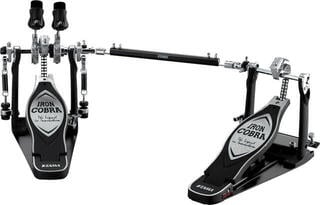 Topeltpedaal Tama HP900PWLN Iron Cobra Power Glide Twin Pedal Left Footed