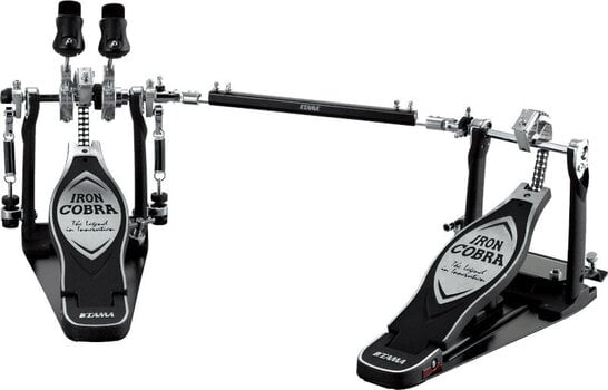 Doubles pédale de grosse caisse Tama HP900PWLN Iron Cobra Power Glide Left Doubles pédale de grosse caisse - 1