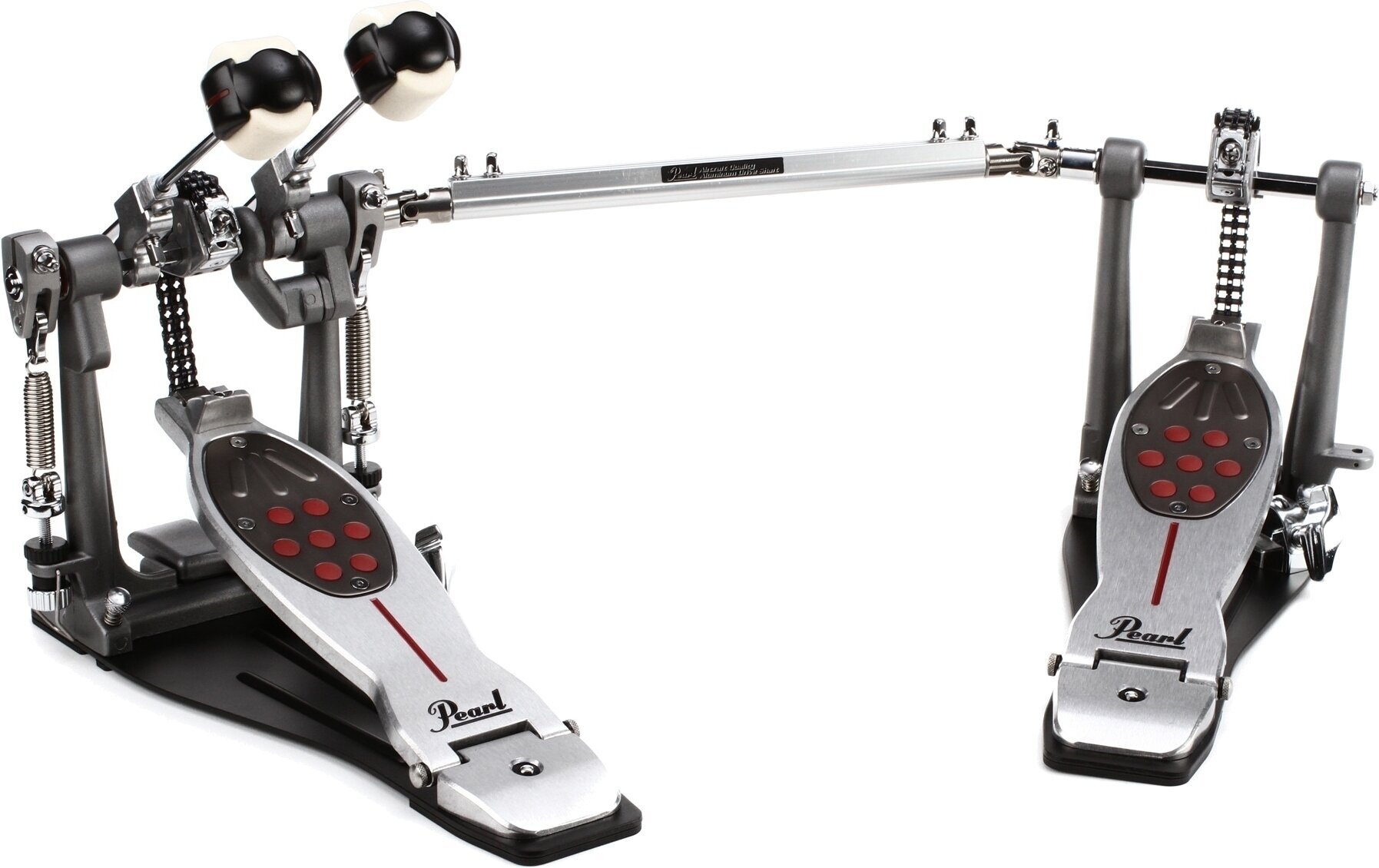 Doppio Pedale Grancassa Pearl P-2052CL Eliminator Redline Chain Lefty Doppio Pedale Grancassa