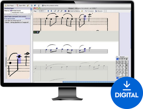 Notační software AVID Sibelius Ultimate Perpetual AScore PScore NotateMe (Digitální produkt) - 1