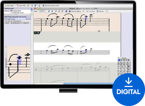 Software til scoring AVID Photoscore & NotateMe Ult & AudioScore Ultimate (Digitalt produkt) - 1